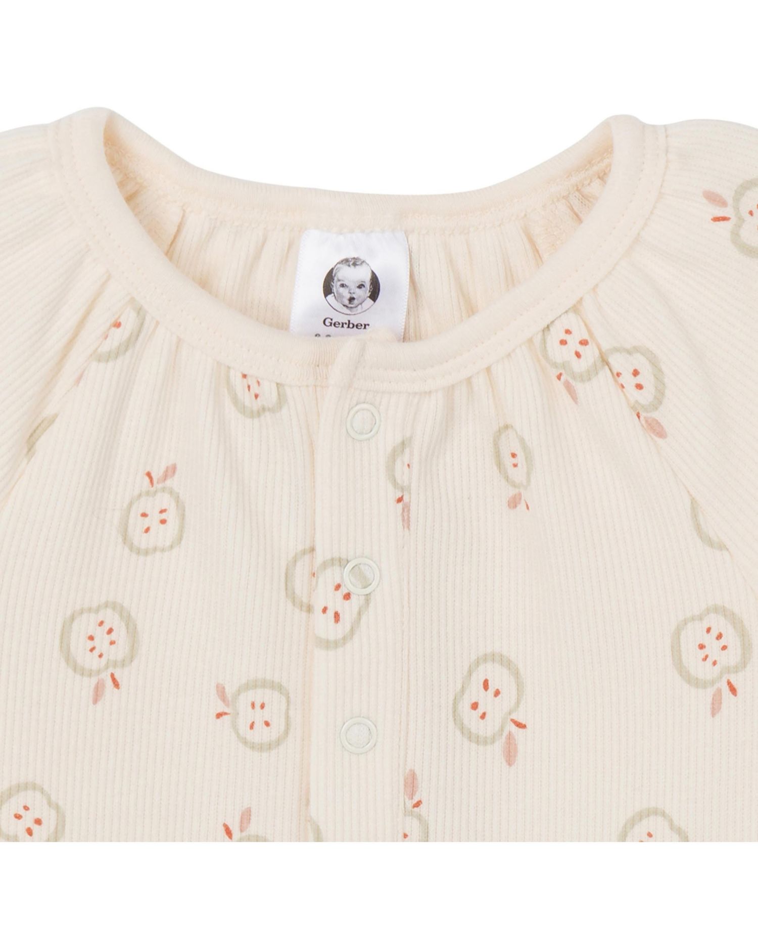 Baby Girls Long Sleeve Apples Dress