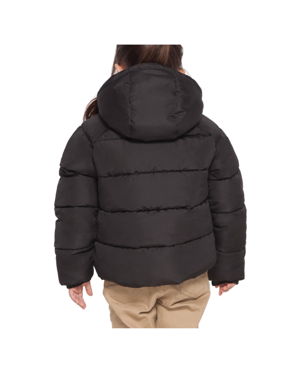 Rokka&Rolla Girls Heavyweight Puffer Jacket Sherpa Lined Bubble Coat