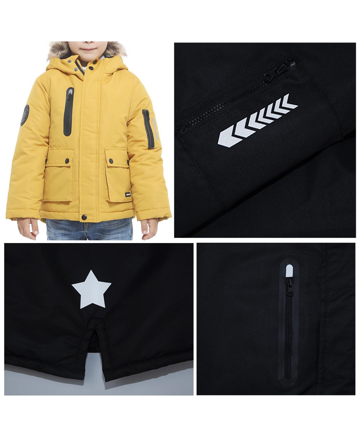 Rokka&Rolla Boys Parka Jacket with Insulated Hood