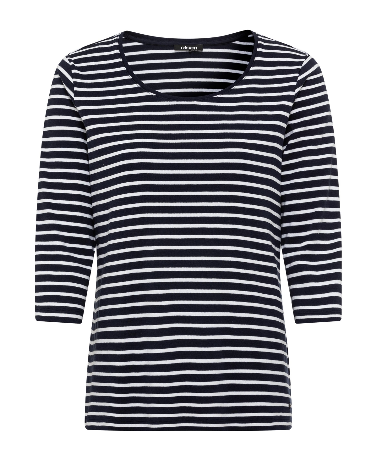 Olsen Women's 100% Cotton Stripe T-Shirt
