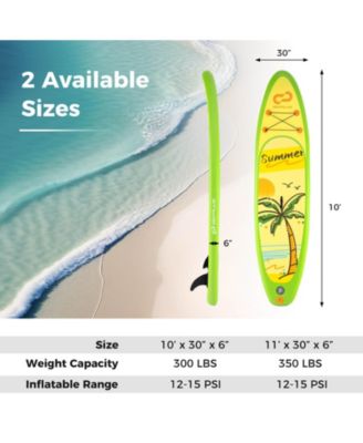 Small Inflatable SUP Board, Portable Paddle Board with 5D rings Stand Up Paddle Board for Youth & Adult
