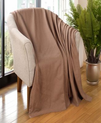 Chevron All-Season Cotton Throw, 50" x 60"