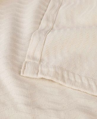 Jena Cotton Textured Chevron Lightweight Woven Throw, 50" x 60"