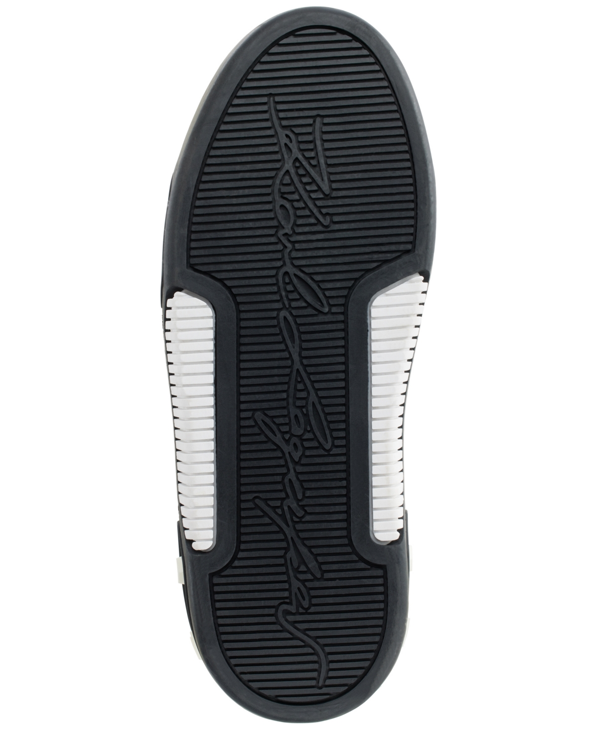 Karl Lagerfeld Paris Lace Up Sneaker In Black,bright White