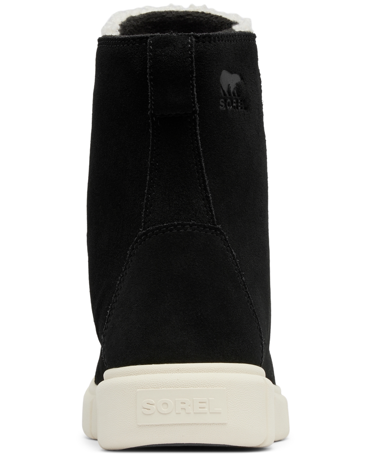 Sorel Explorer Iii Joan Waterproof Boot In Black,chalk
