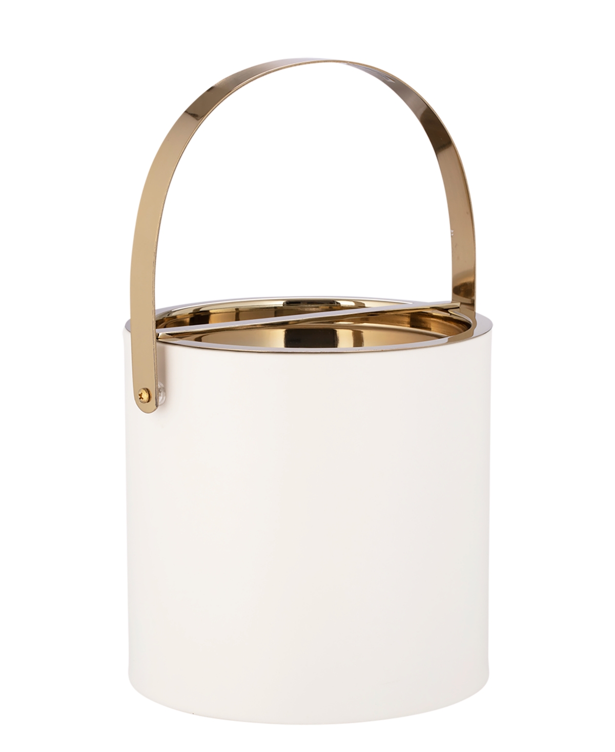 Kraftware Milan Ice Bucket, 3 Quart In White