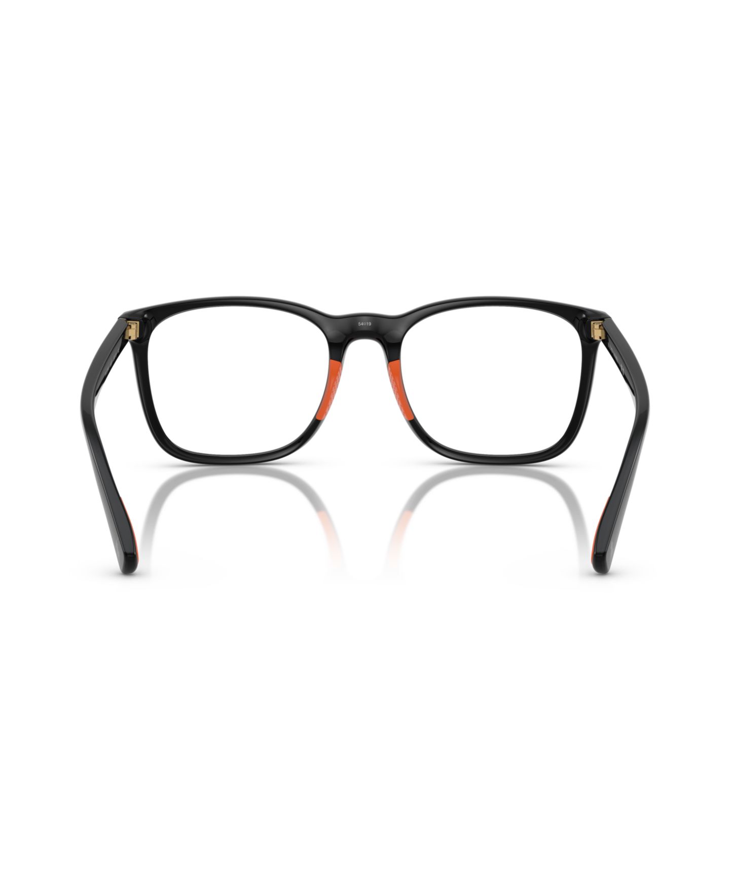 Мужские очки Polo Ralph Lauren Man Rectangle Plastic PH2281U Eyeglasses, цвет: Блестящий чёрный — фото 4