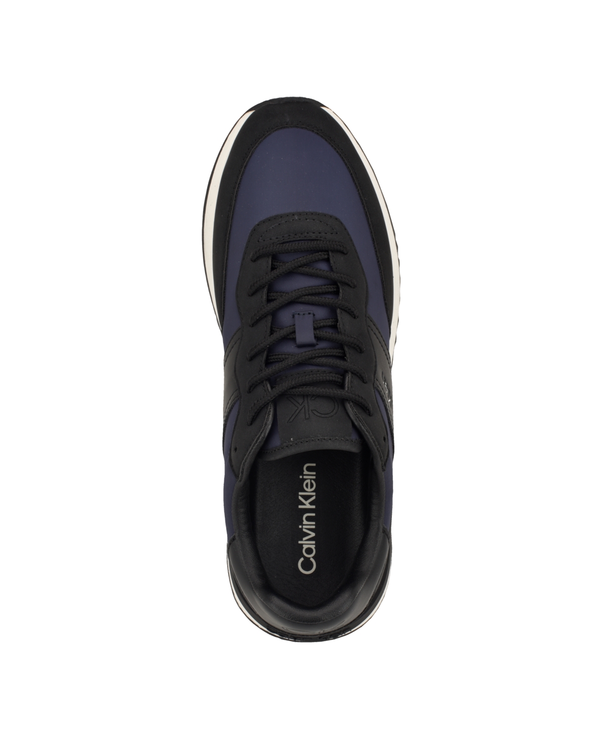 Calvin Klein Men's Paters Lace-Up Casual Sneakers -Navy