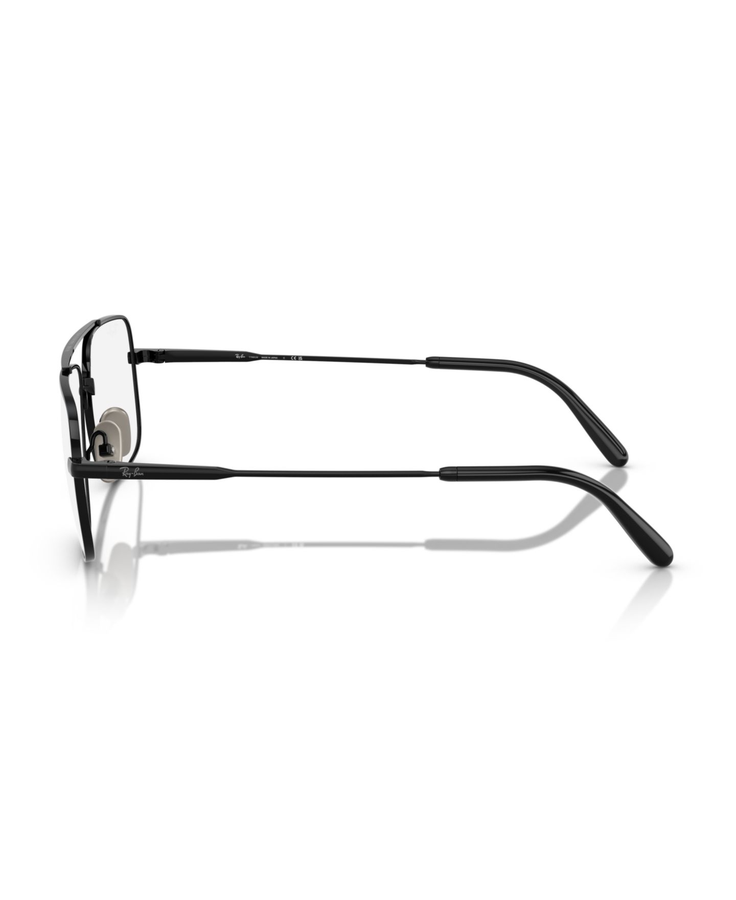 Очки Ray-Ban Unisex Square Titanium RB8797 William Titanium Optics Eyeglasses, цвет: Чёрный — фото 3