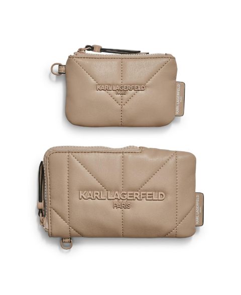 KARL LAGERFELD PARIS Lanyard Zipper Wallet