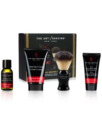 The 4-Pc. Essential Shaving Set - Sandalwood