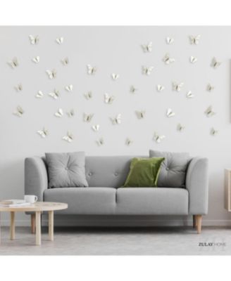 Home 12 pieces (2.95”), 12 pieces (3.35”), 24 pieces (2.95”) 3D Removable DIY Butterfly Wall Decor with 3 Wing Designs (48pcs)