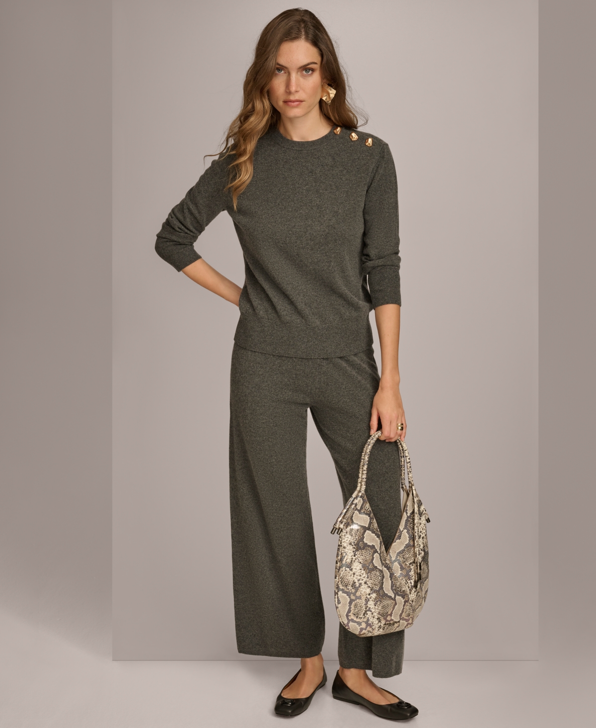 Donna Karan New York Women's Cashmere-Blend Sweater