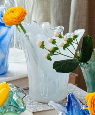 Onda Glass Short Vase