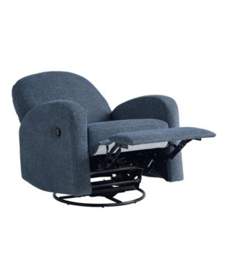 31.9"W Polyester Phoenix Swivel Rocker Recliner