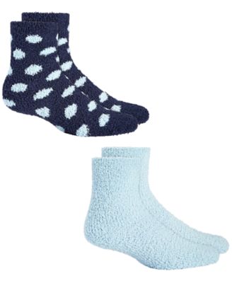 Women's 2-Pk. Fuzzy Butter Socks, Created for Macy's