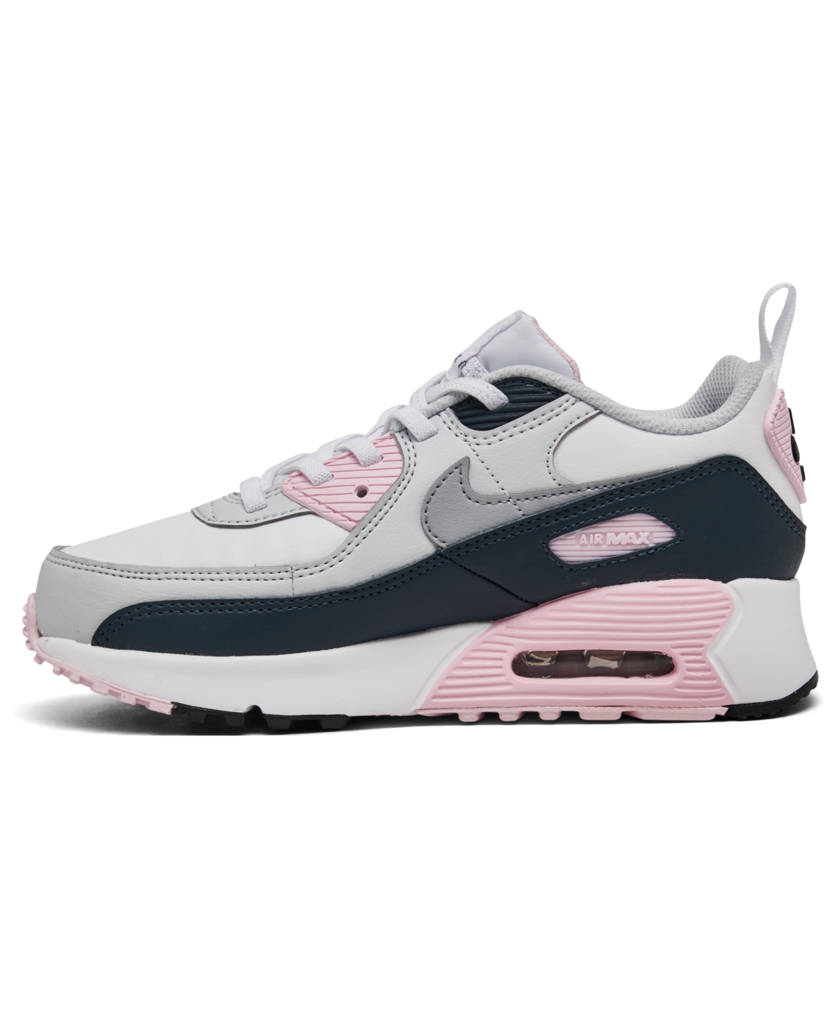 Nike Little Girls Air Max 90 Casual Sneakers from Finish Line -Gray