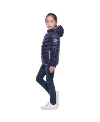 Girls Reversible Lightweight Puffer Jacket