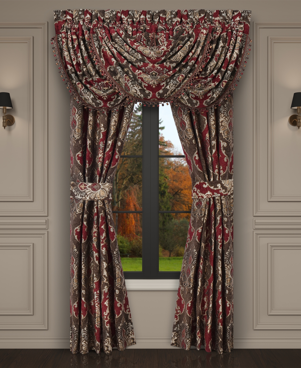 J Queen New York Cerino Window Panel Pair,