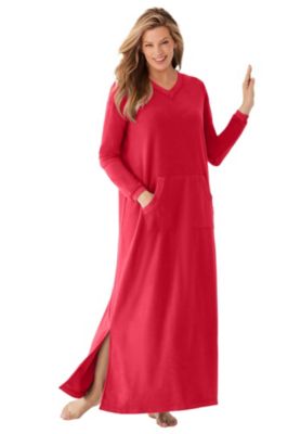 Women's Plus Size Long Sherpa Lounger