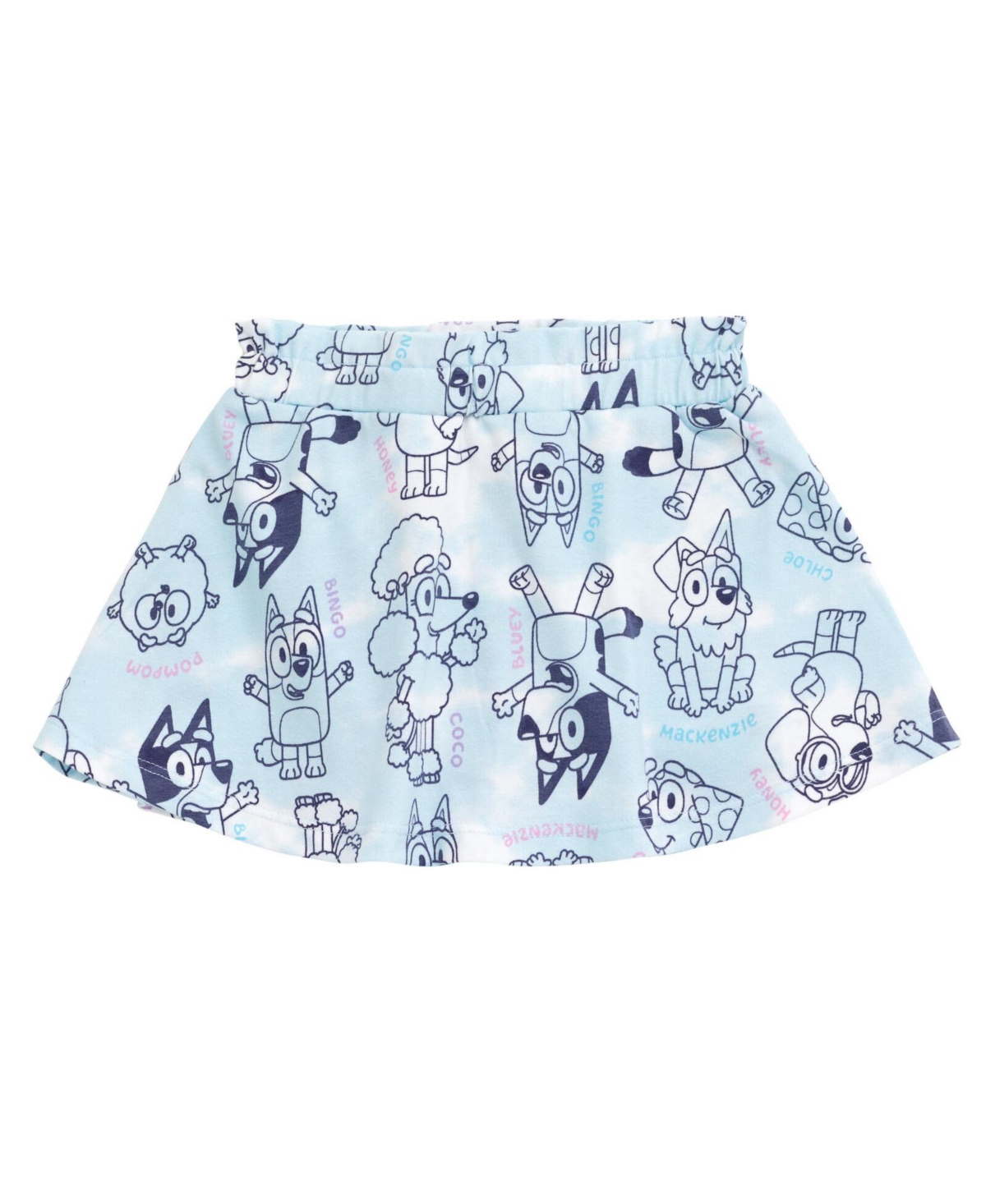 Bluey Toddler Girls Floral 2 Pack Skorts to -/ blue
