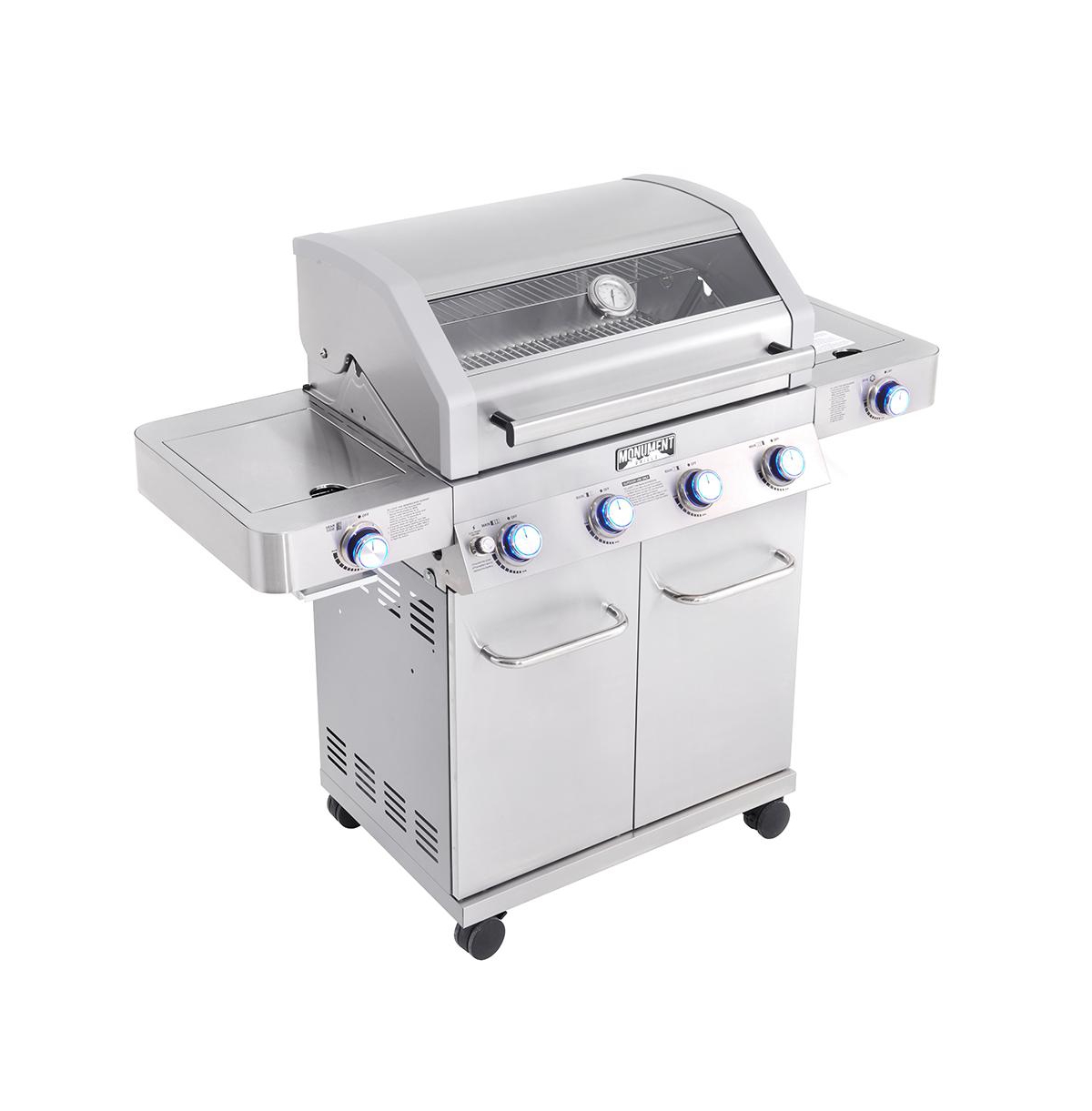 4 Burner Stainless Steel Classic Series Grill - Silver