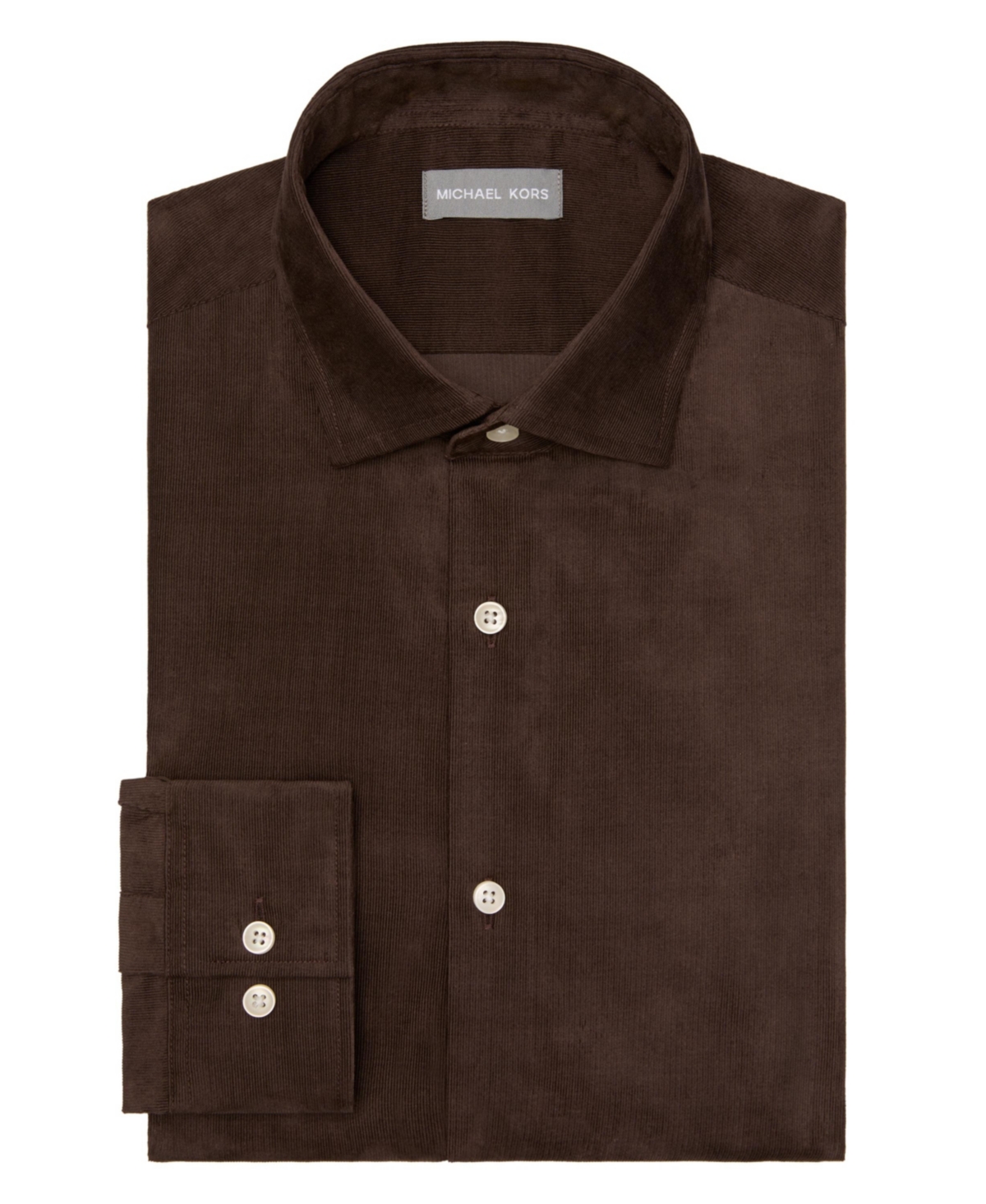 Michael Kors Men Slim Fit Corduroy Dress Shirt