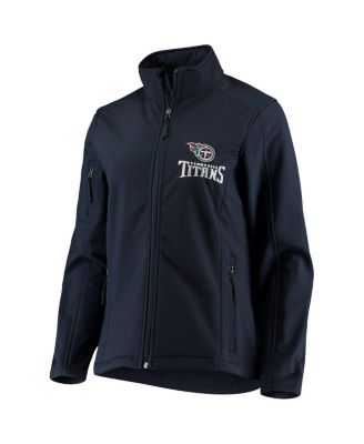 Women's Navy Tennessee Titans Full-Zip Sonoma Softshell Jacket
