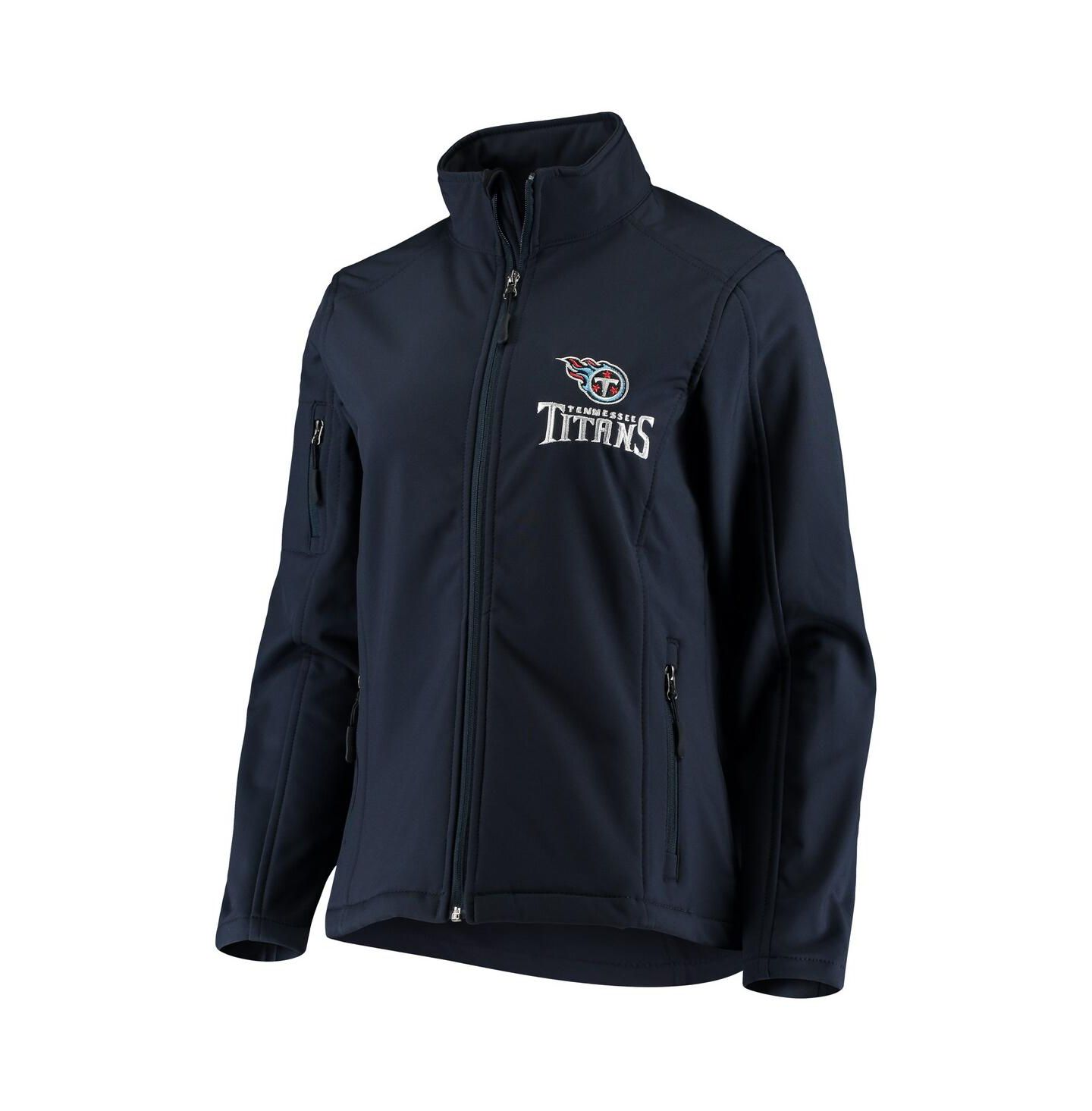 Женская куртка Dunbrooke Navy Tennessee Titans Full-Zip Sonoma Softshell — фото 2