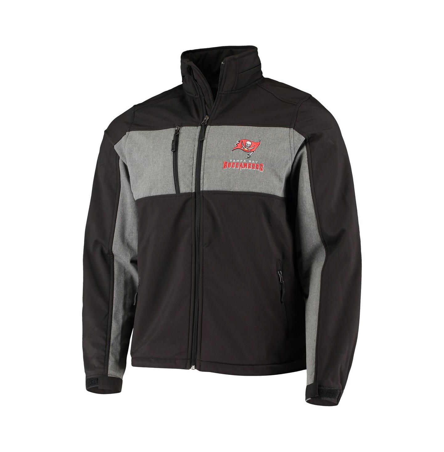 Мужская куртка Dunbrooke Black Tampa Bay Buccaneers Circle Zephyr Softshell Full-Zip — фото 3