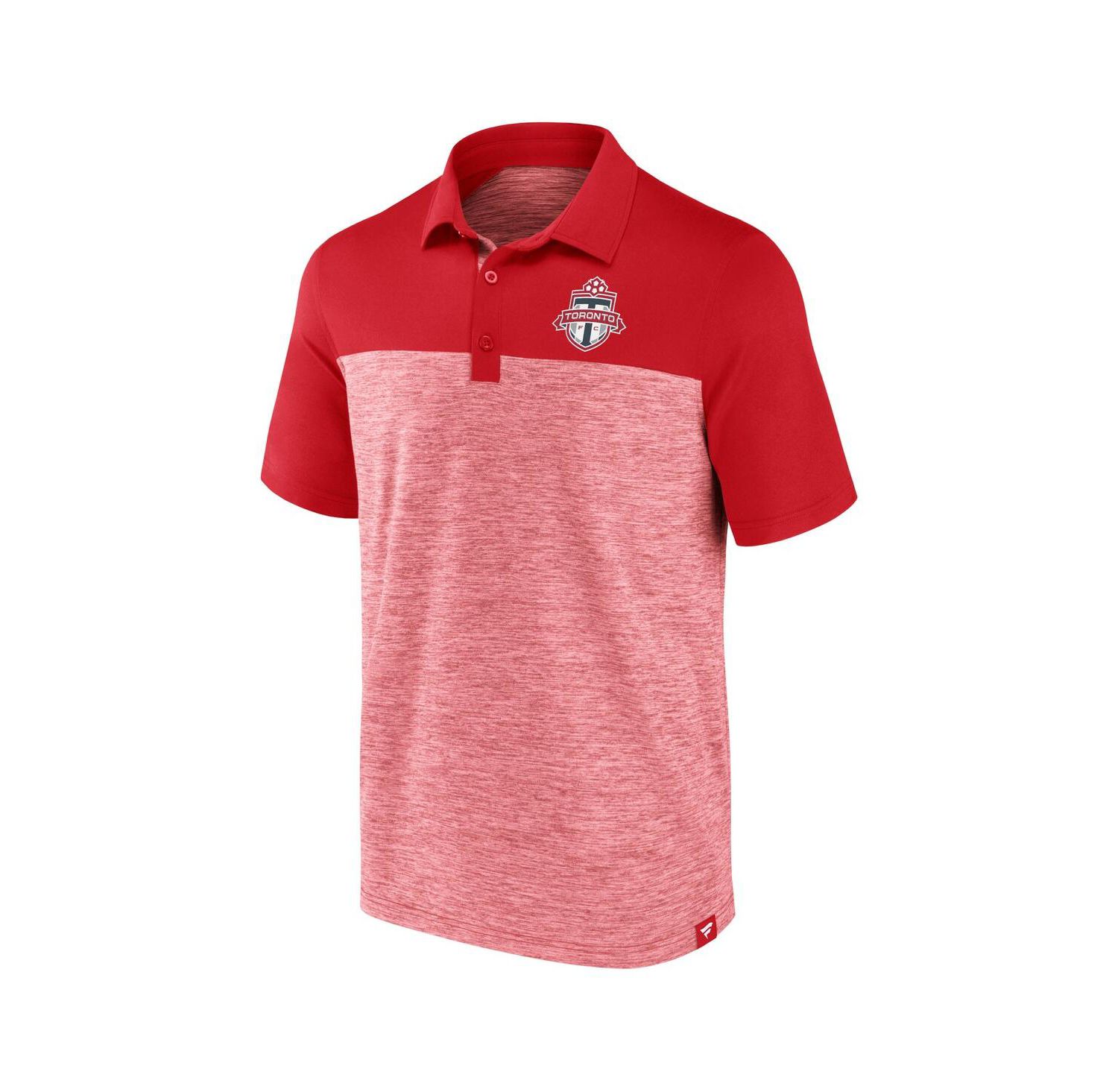 Men's Red Toronto FC Clutch Space-Dye Polo