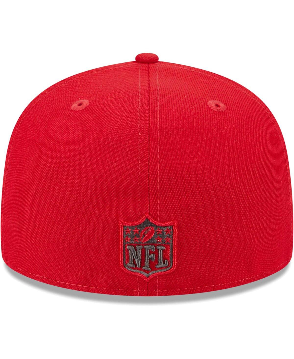 Shop New Era Men's Red Tampa Bay Buccaneers Camo Undervisor 59fifty Fitted Hat