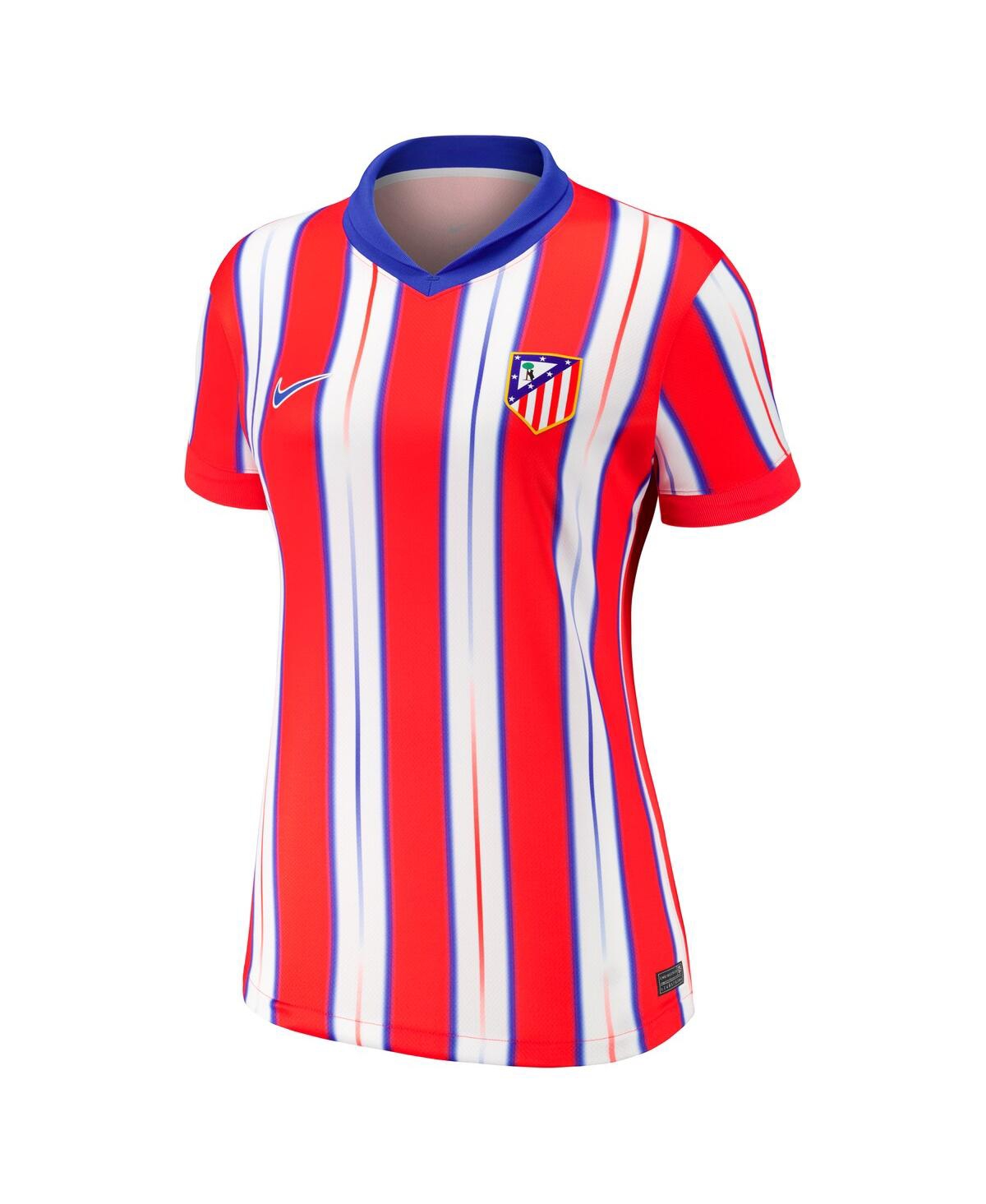 Nike Women'sWhite Atletico de Madrid 2024/25 Home Replica Jersey - Red