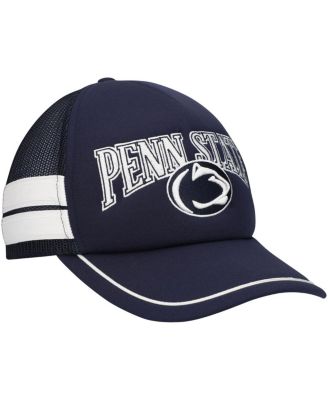 Men's Navy Penn State Nittany Lions Sideband Trucker Adjustable Hat