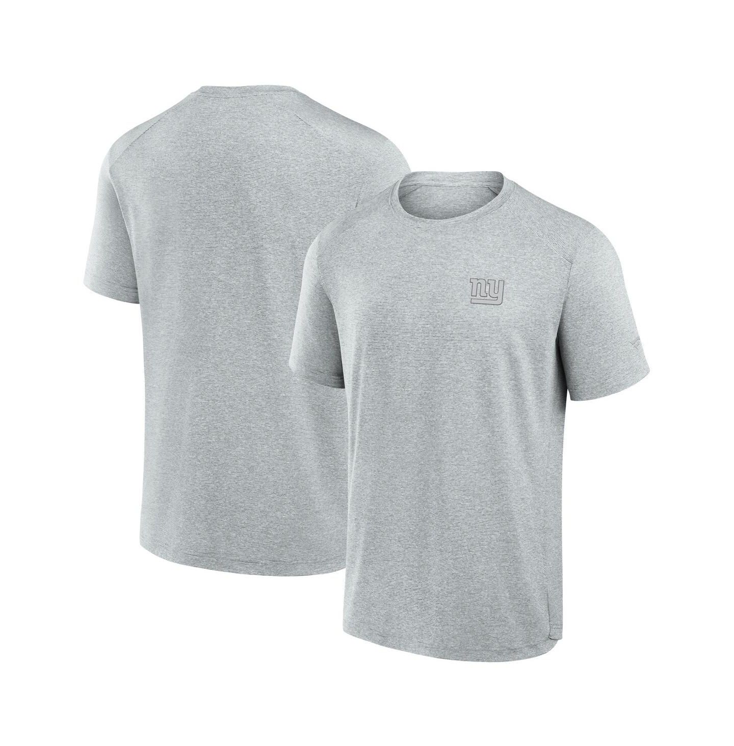 Мужская футболка Fanatics Gray New York Giants Front Office Tech — фото 1