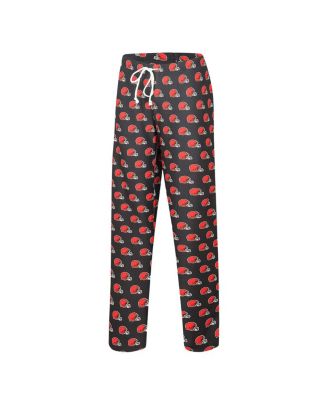 Women's Brown Cleveland Browns Gauge Allover Print Sleep Pants