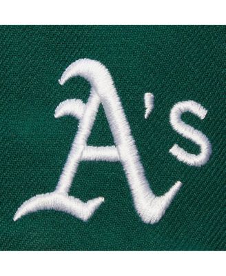Men's Green Oakland Athletics Team Tagged Snapback Hat