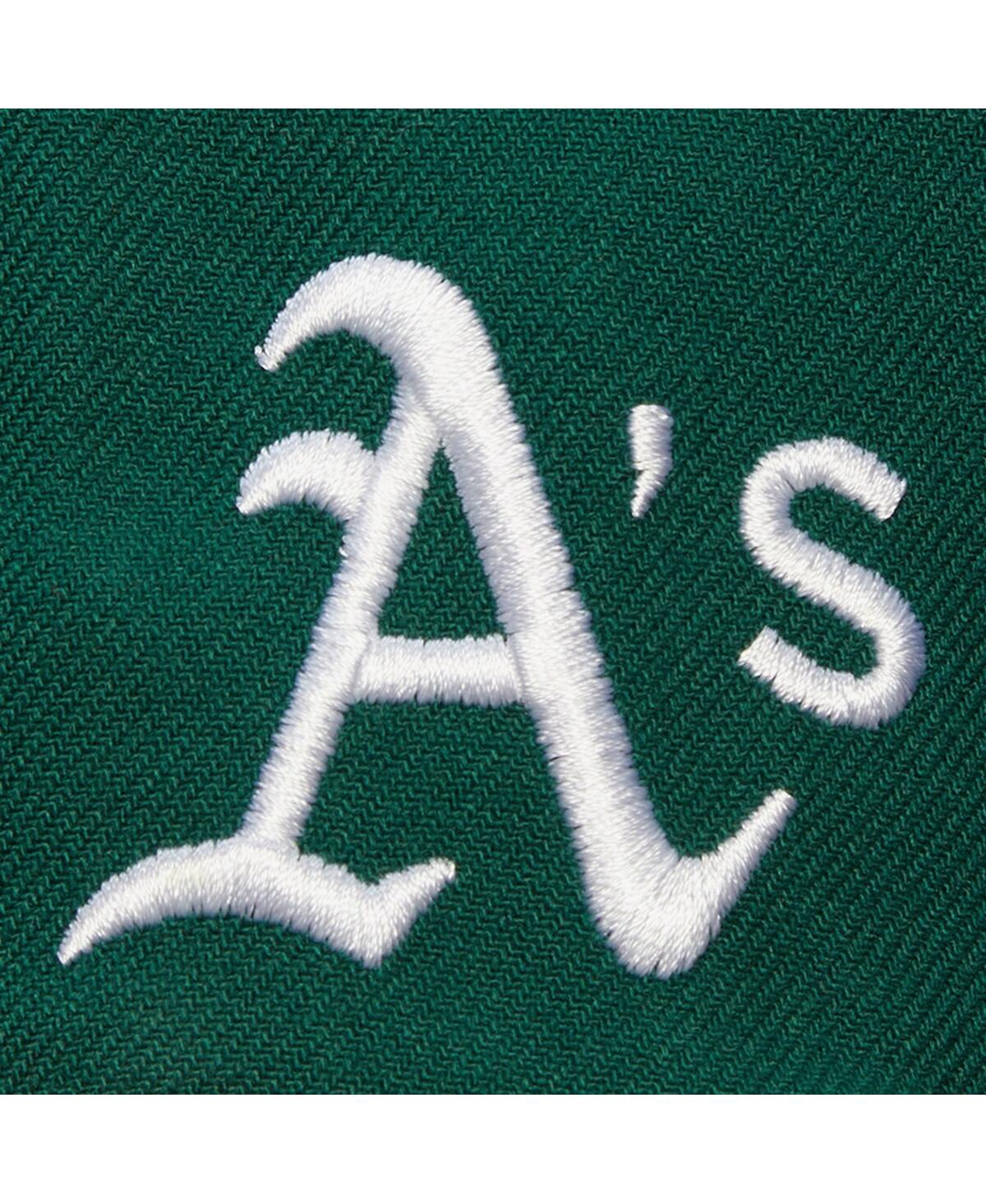 Mitchell & Ness Men's Green Oakland Athletics Team Tagged Snapback Hat