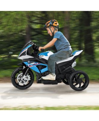 12V Kids Ride on Motorcycle Licensed BMW 3 Wheels Electric Toy w/ Light & Music Red