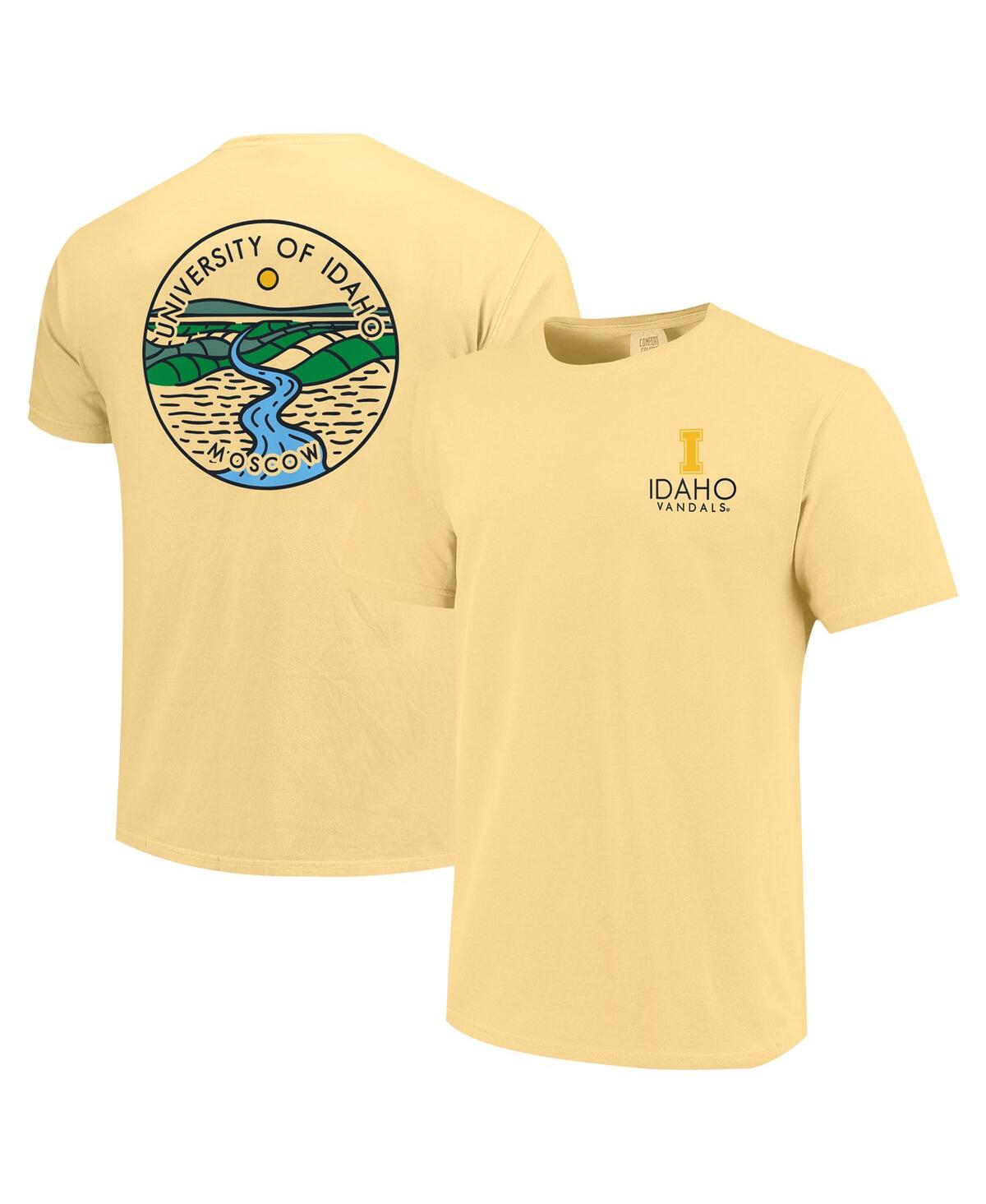 Men's and Women's Gold Idaho Vandals Scenic Comfort Colors T-Shirt - Gold