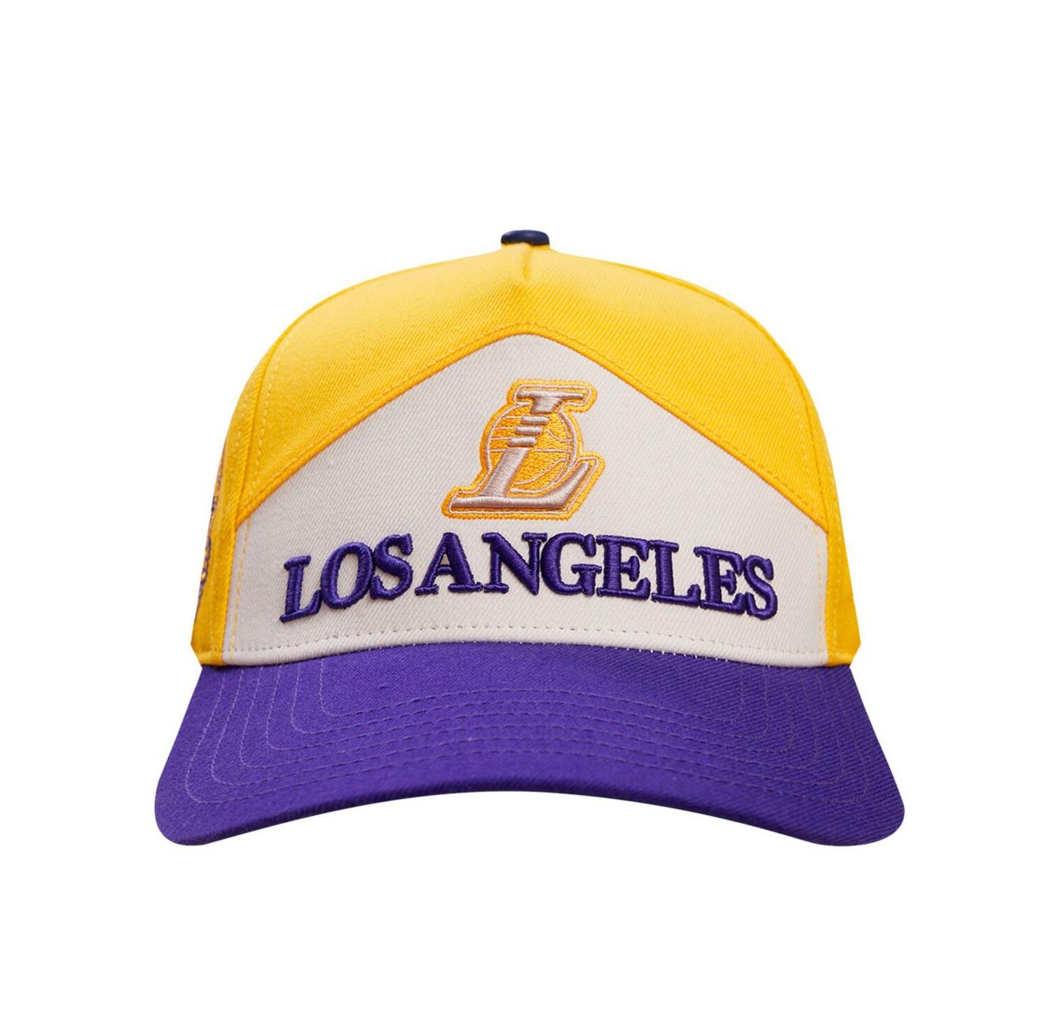Men's Gold/Purple Los Angeles Lakers Pinch Chevron Adjustable Hat