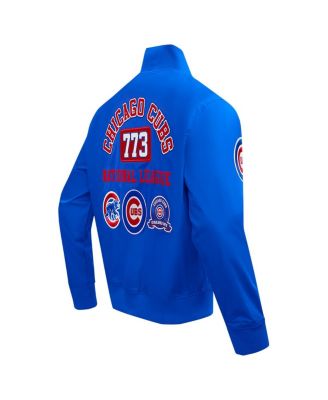 Men's Royal Chicago Cubs Area Code Twill Full-Zip Jacket
