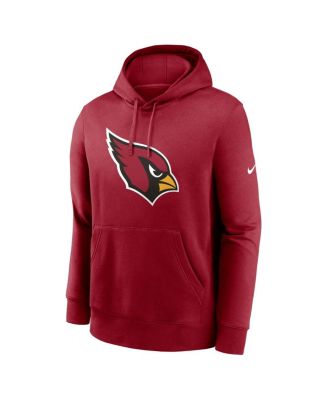 Men's Cardinal Arizona Cardinals Club Logo Pullover Hoodie