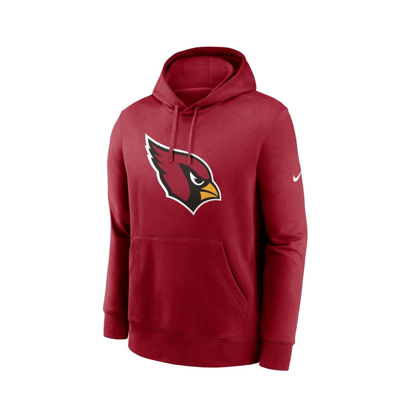 Мужское худи Nike Cardinal Arizona Cardinals Club Logo Pullover — фото 2