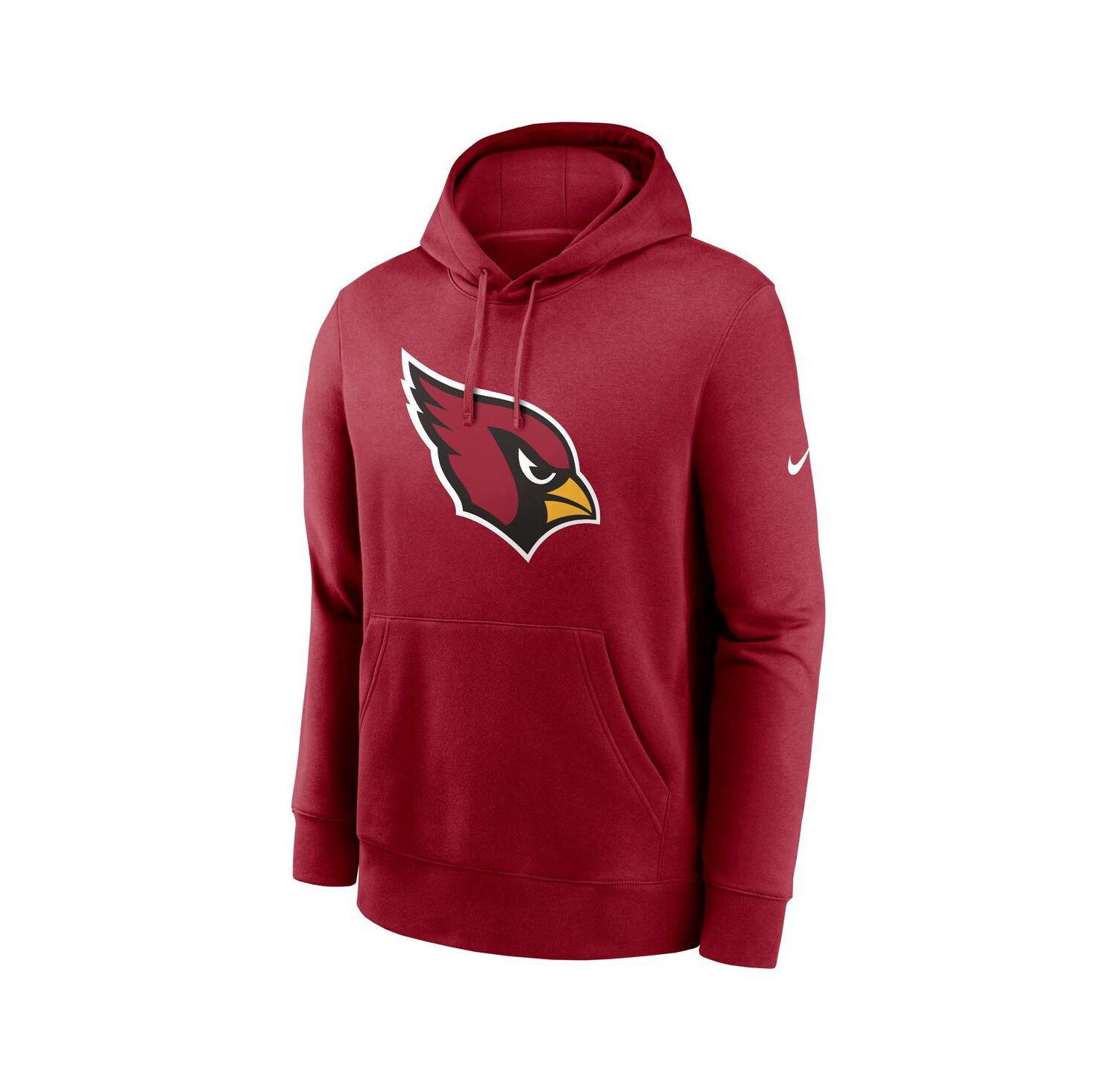 Men's Cardinal Arizona Cardinals Club Logo Pullover Hoodie