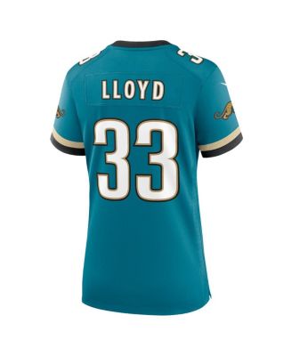 Women's Devin Lloyd Teal Jacksonville Jaguars Prowler Throwback Game Jersey