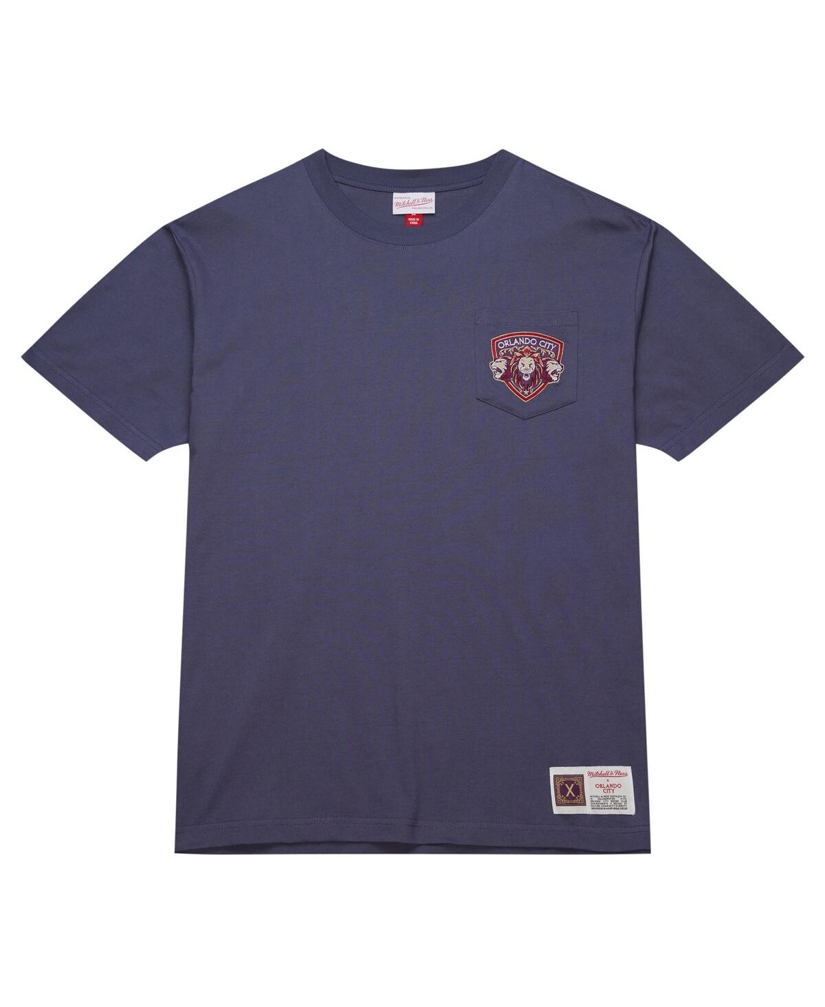 Mitchell & Ness Men's Orlando City Sc 10th Anniversary Premium Pocket T-shirt