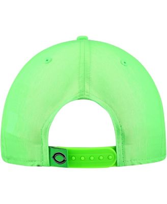 Men's Green Cincinnati Reds Neon Golfer Snapback Hat