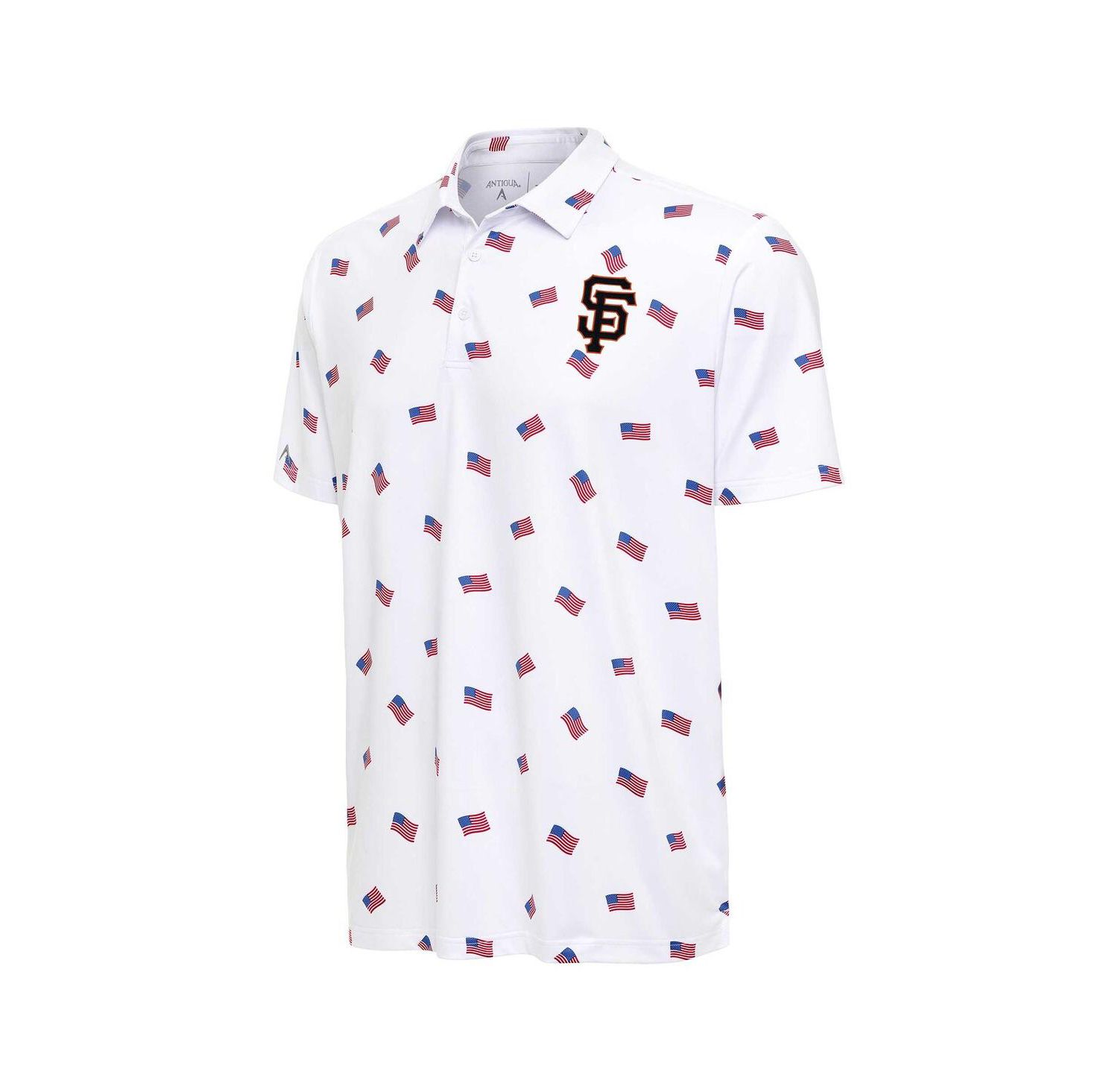Men's White San Francisco Giants Americana Polo