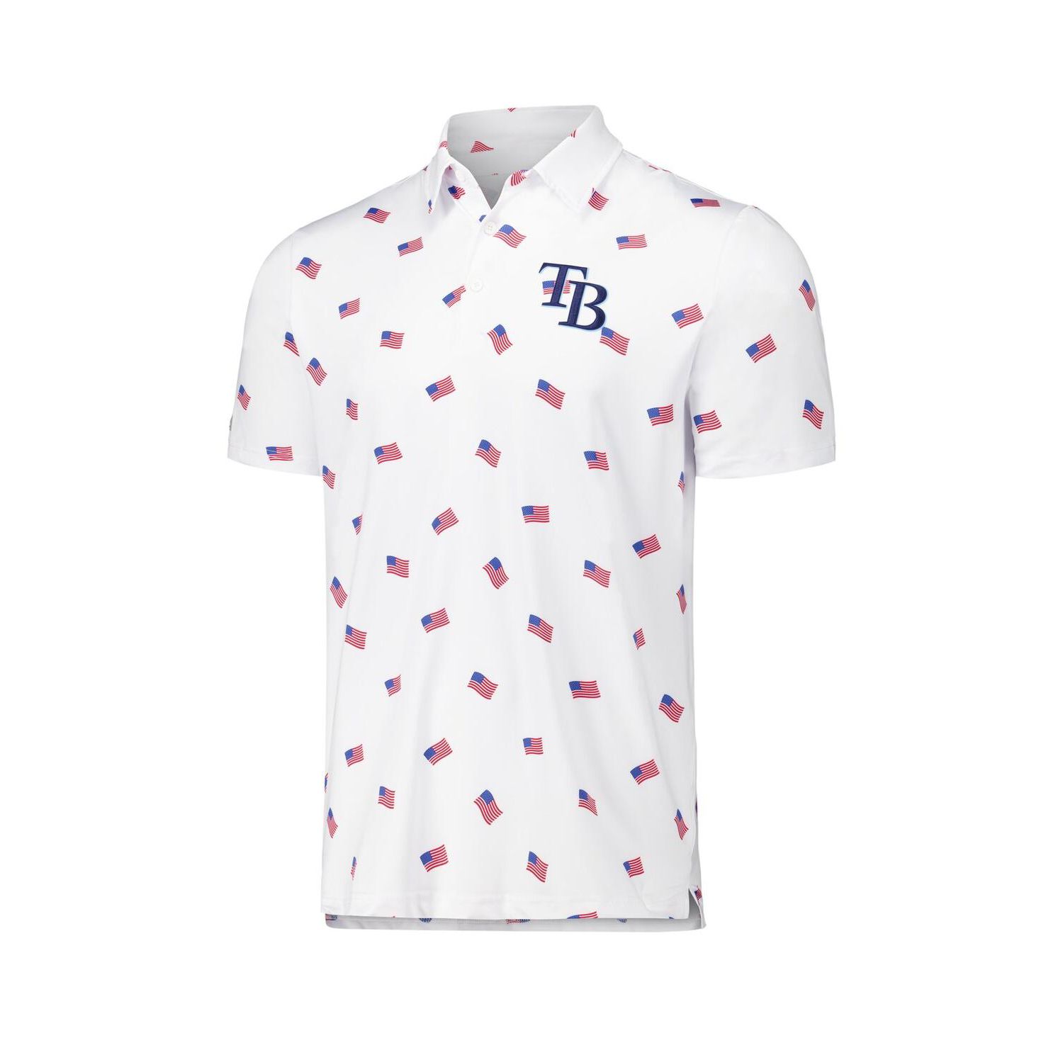 Men's White Tampa Bay Rays Americana Polo